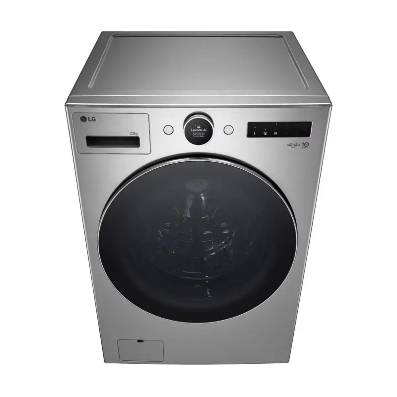 LG CENTRO DE LAVADO 23KG A GAS COLOR GRIS WM23V/DF74V